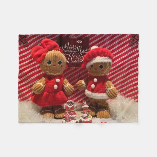 Lebkuchendecke Fleecedecke (Vorderseite (Horizontal))