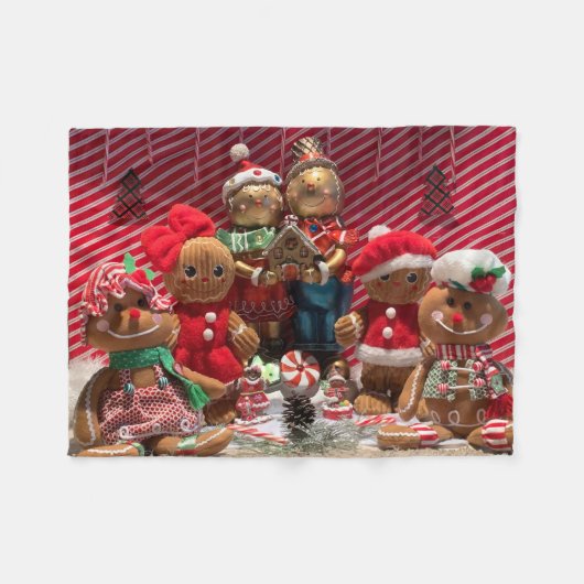 Lebkuchendecke Fleecedecke (Vorderseite (Horizontal))