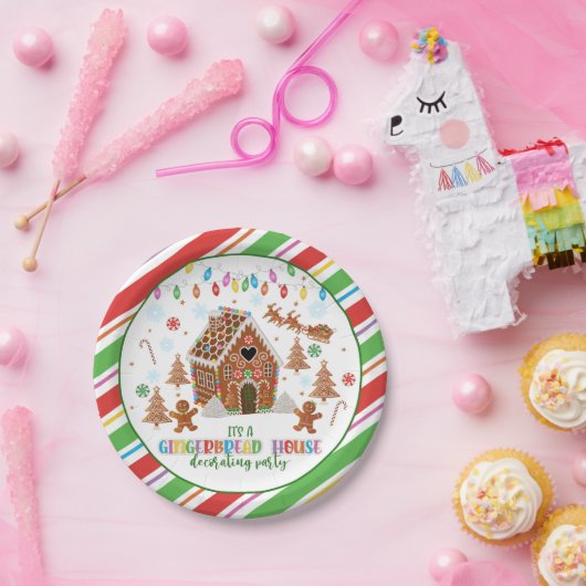 Lebkuchendekor-Party-Platte - WH Pappteller (Party)