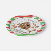 Lebkuchendekor-Party-Platte - WH Pappteller (Schrägansicht)