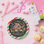 Lebkuchendekor Party Tafel - schwarz Pappteller (Party)