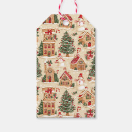 Lebkuchendorf geschenkanhänger