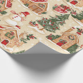 Lebkuchendorf  geschenkpapier (Ecke)