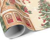 Lebkuchendorf  geschenkpapier (Rolleneckpunkt)