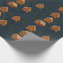 Lebkuchendorf-Geschenkpapier Geschenkpapier