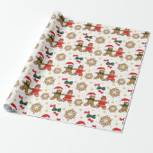 Lebkuchenfreunde Weihnachtspapier Geschenkpapier (Ungerollt)