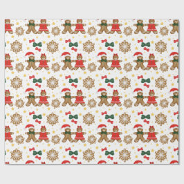 Lebkuchenfreunde Weihnachtspapier Geschenkpapier