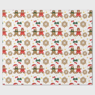 Lebkuchenfreunde Weihnachtspapier Geschenkpapier