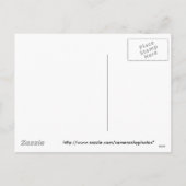 Lebkuchengebäck Feiertagspostkarte (Rückseite)