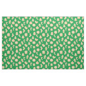 Lebkuchengebäck im Urlaub mit grünen Punkten Stoff (Yard (91,4 cm))