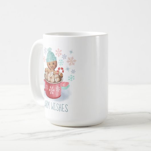 Lebkuchengebäck & Kakaoweihnachtsgebäck Kaffeetasse (Vorderseite Links)