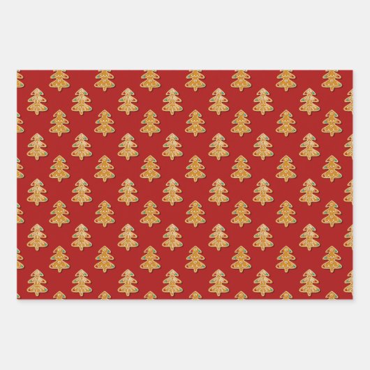 Lebkuchengebäck Packpapier Set 3 Geschenkpapier Set (Vorderseite 3)