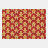 Lebkuchengebäck Packpapier Set 3 Geschenkpapier Set (Vorderseite)