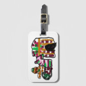 Lebkuchengebäck und Ingwer Brotsammler Liebhaber Gepäckanhänger (Vorderseite Vertikal)