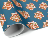 Lebkuchengebäck Weihnachten Geschenkpapier (Rolleneckpunkt)