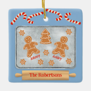 Lebkuchengewächse der Familie von zwei Keramiken O Keramikornament