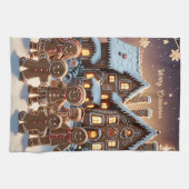 Lebkuchengewächse und niedliche Lebkuchengewächse Geschirrtuch (Horizontal)