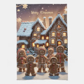 Lebkuchengewächse und niedliche Lebkuchengewächse Geschirrtuch (Vertikal)