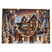 Lebkuchengewächse und niedliche Lebkuchengewächse Große Geschenktüte (Rückseite)