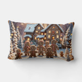 Lebkuchengewächse und niedliche Lebkuchengewächse Lendenkissen (Rückseite)