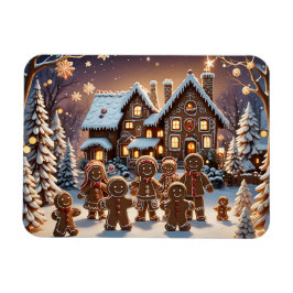 Lebkuchengewächse und niedliche Lebkuchengewächse Magnet