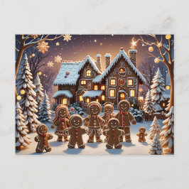 Lebkuchengewächse und niedliche Lebkuchengewächse Postkarte