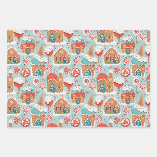 Lebkuchenhaeuser Geschenkpapier Set (Vorderseite 2)