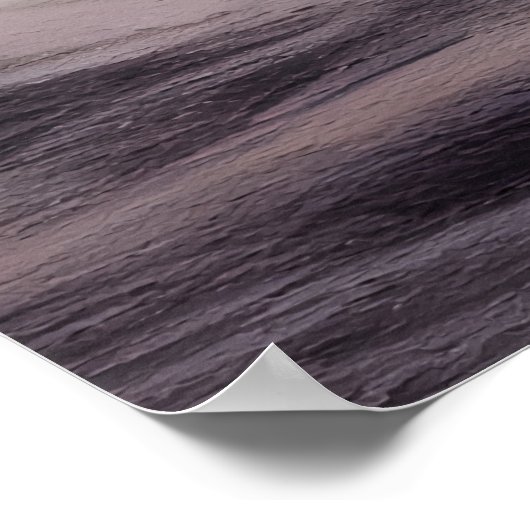 Lebkuchenhaus auf dem Mond | AI Art Poster (Ecke)