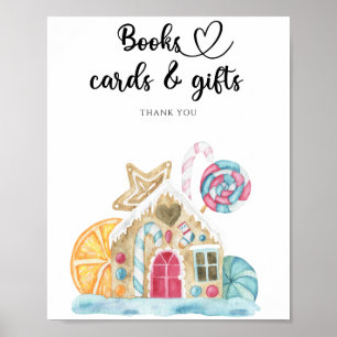 Lebkuchenhaus - Bücherkarten und Geschenke Poster