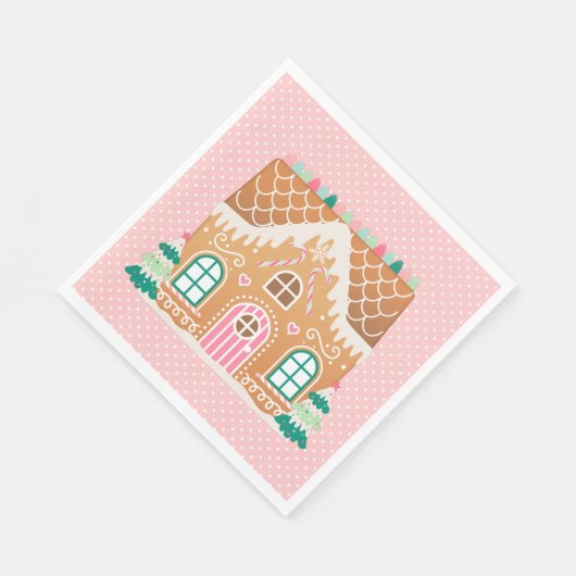 Lebkuchenhaus | Christmas Cookie Exchange Serviette (Ecke)