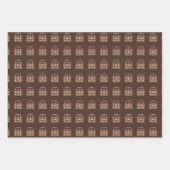 Lebkuchenhaus Geschenkpapier Set (Vorderseite 2)