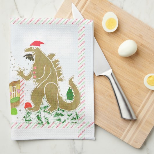 Lebkuchenhaus Geschirrtuch (Viertel Falte)