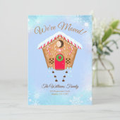 Lebkuchenhaus mit Chocolate Kisses Moving Ankündigung (Stehend Vorderseite)