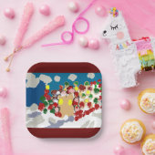 Lebkuchenhaus und Gumdorp Pappteller (Party)