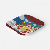 Lebkuchenhaus und Gumdorp Pappteller (Gewinkelt)