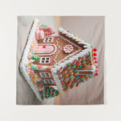 Lebkuchenhaus Wandteppich (Vorderseite (Horizontal))