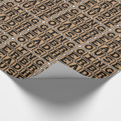 Lebkuchenhaus, Weihnachtsfeier Geschenkpapier (Ecke)
