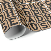 Lebkuchenhaus, Weihnachtsfeier Geschenkpapier (Rolleneckpunkt)
