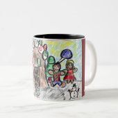 Lebkuchenhaus Zweifarbige Tasse (VorderseiteRechts)