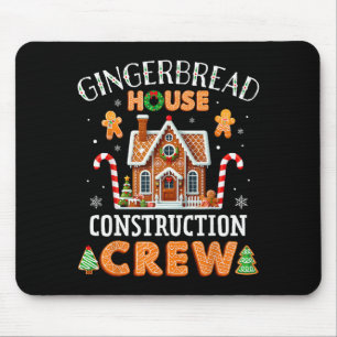 Lebkuchenhäuschen-Baukrew Kinder Männer Frauen Mousepad