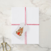 Lebkuchenhäuschen Geschenkanhänger (Mit Garn)