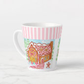 Lebkuchenhäuschen Latte Tasse Becher (Linke Ecke)
