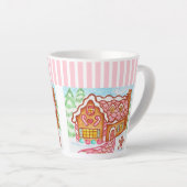 Lebkuchenhäuschen Latte Tasse Becher (Rechte Ecke)