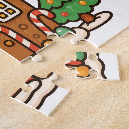 Lebkuchenhäuschen Puzzle (Seite)