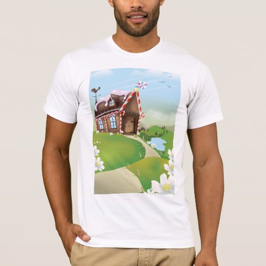 Lebkuchenhäuschen T-Shirt (Vorderseite)