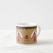 Lebkuchenhäuschen-Tasse Espressotasse (Vorderseite Rechts)