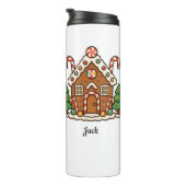 Lebkuchenhäuschen Thermosbecher (Nach rechts gedreht)