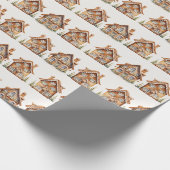 Lebkuchenhäuser-Geschenkpapier Geschenkpapier (Ecke)