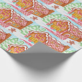 Lebkuchenhäuser-Wrap-Papier Geschenkpapier (Ecke)