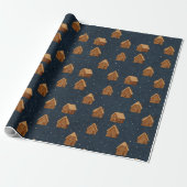 Lebkuchenhäuser-Wrap-Papier Geschenkpapier (Ungerollt)